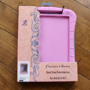 Pink iPad Air 1 or Air 2 Case Shock Proof Protection Case ~ BRAND NEW NWT